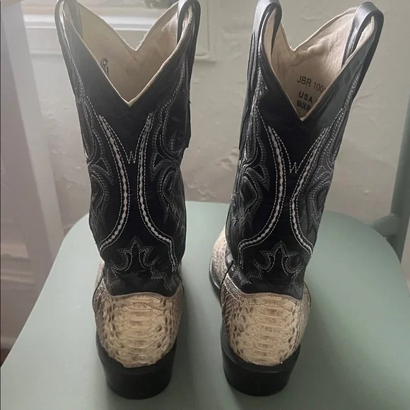 J.B.Dillion Python Snake Skin Boots women’s/mens